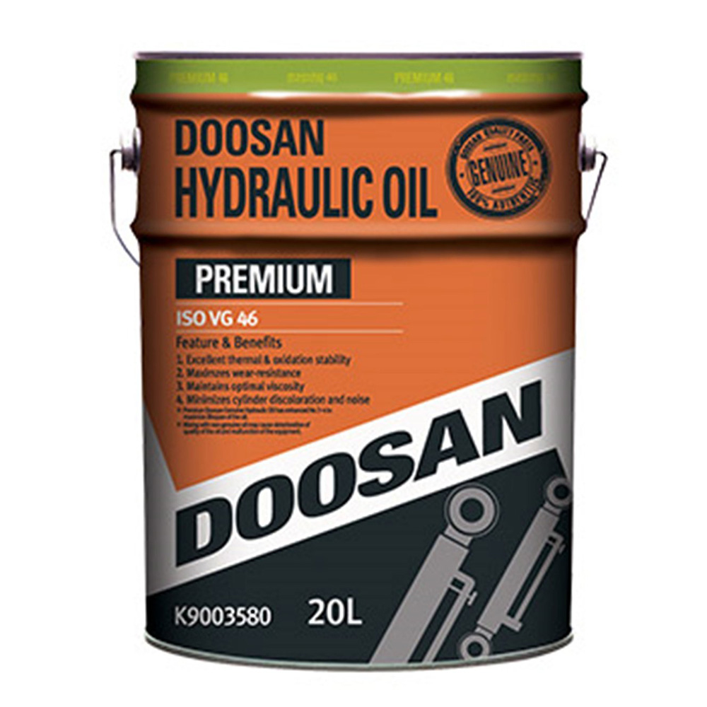 K9003580 / DOOSAN HYDRAULIC OIL, ISO VG 46, 20L, (4000h) - Korean Oil ...